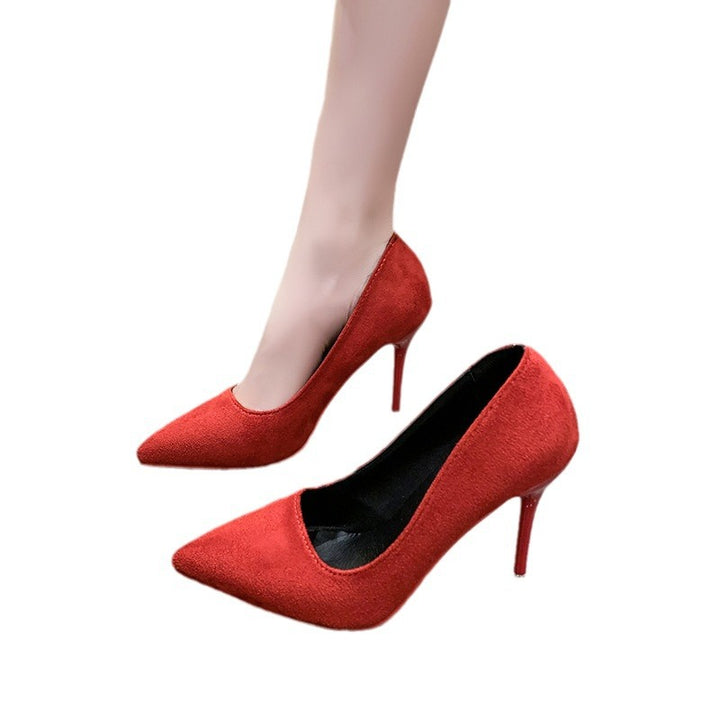 Elegant ladies lace pumps with transparent heel and soft upper material Lune London