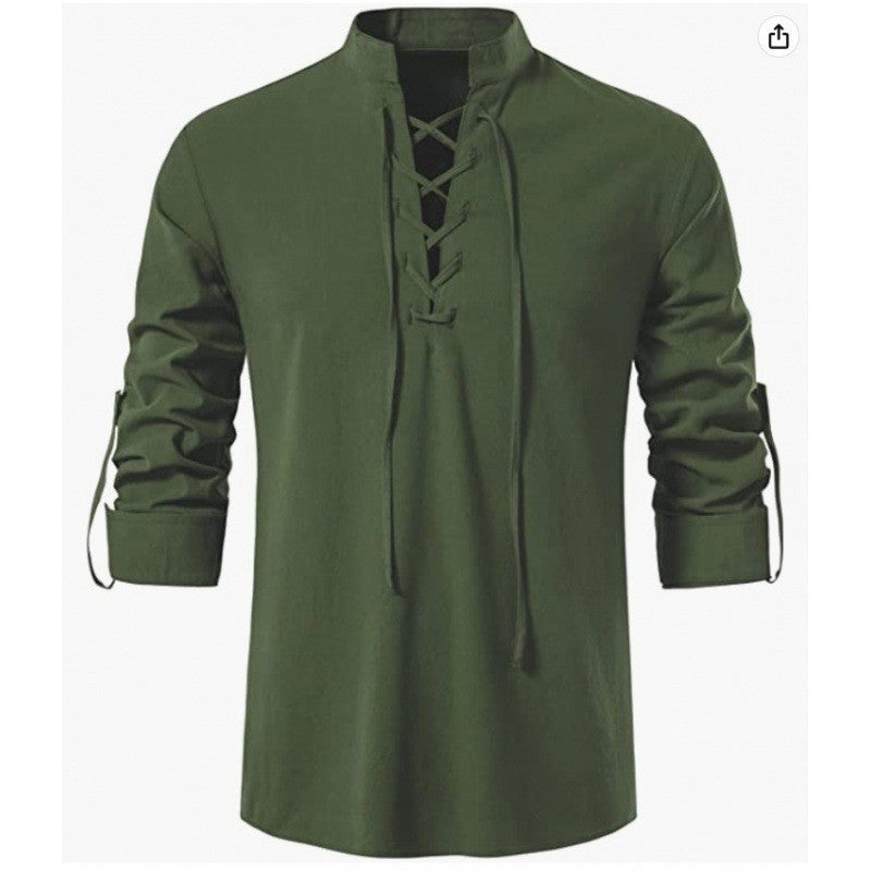 Men's long sleeve shirt with casual cordage Lune London