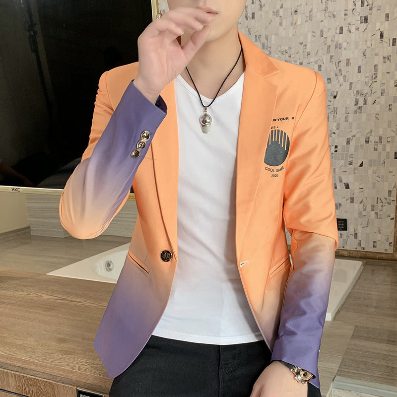 Modern gradient blazer jacket for men Lune London