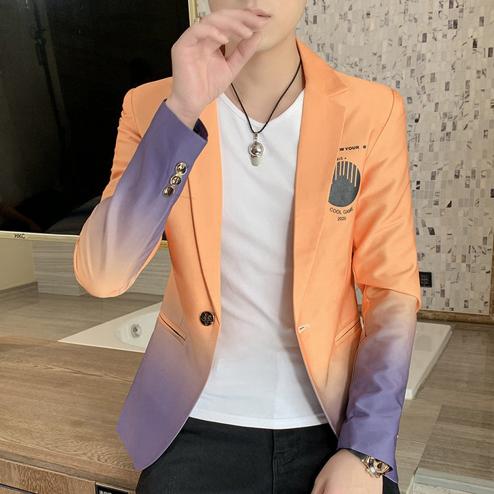 Modern gradient blazer jacket for men Lune London