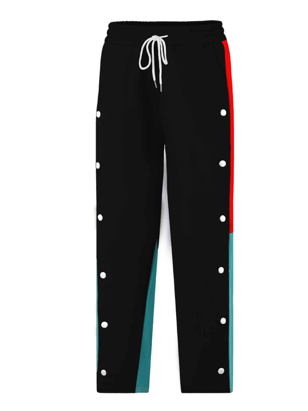 Men's sporty jogger pants with zipper, side pockets, and snap button Lune London