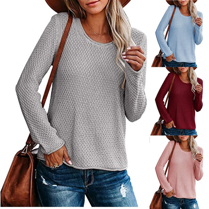 Thick knit pullover for women with a structured design and a relaxed fit Lune London