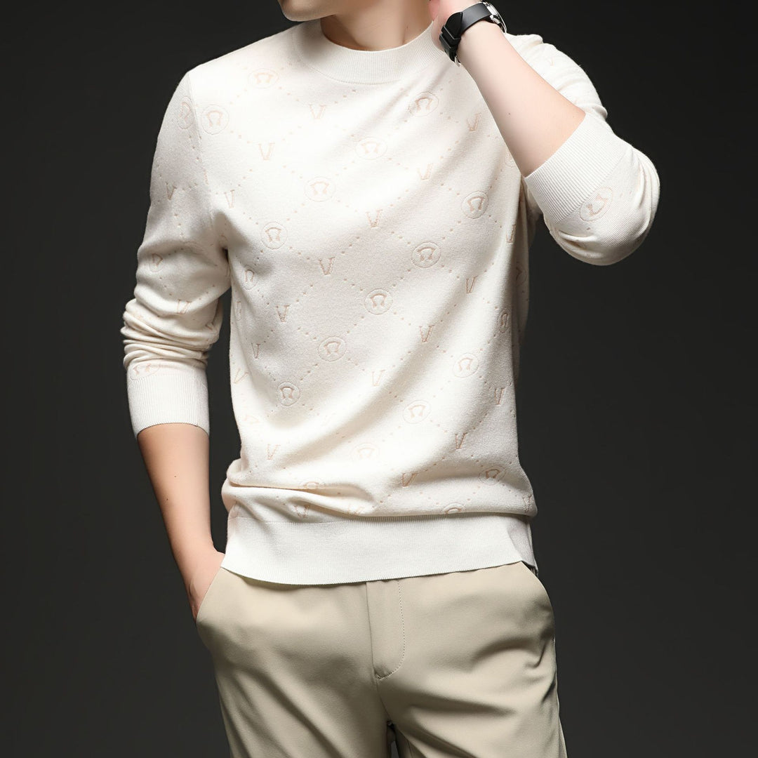 Elegant sweater for men with structured design Lune London