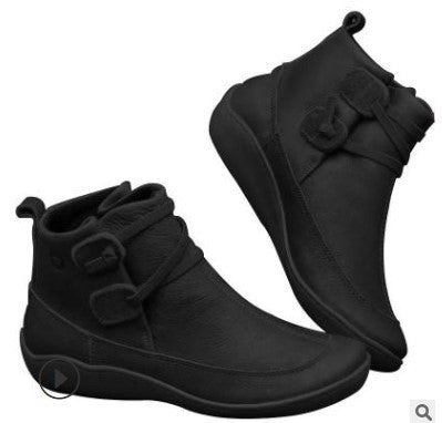 Ladies Fashionable Booties Made Of High-Quality Leather with Adjustable Closure System and Non-Slip Sole Chic Und Stil