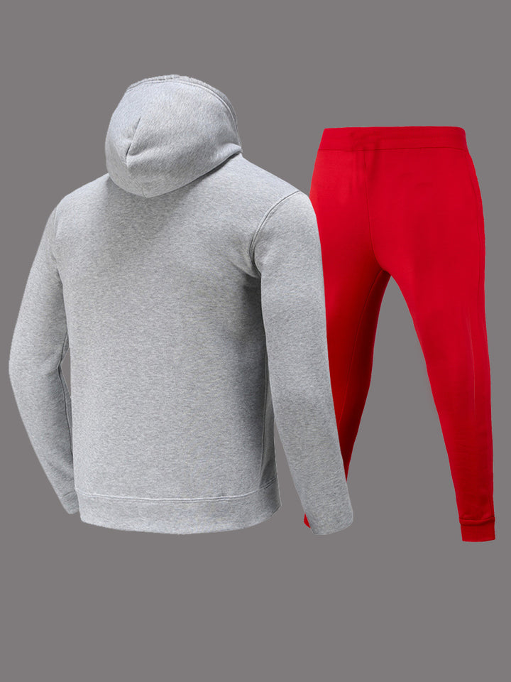Hoodie and sweatpants set for women with motivational inscription Lune London