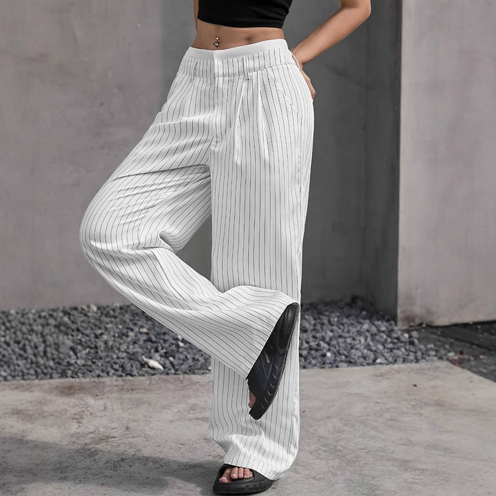 Ladies high waist disc pants Lune London