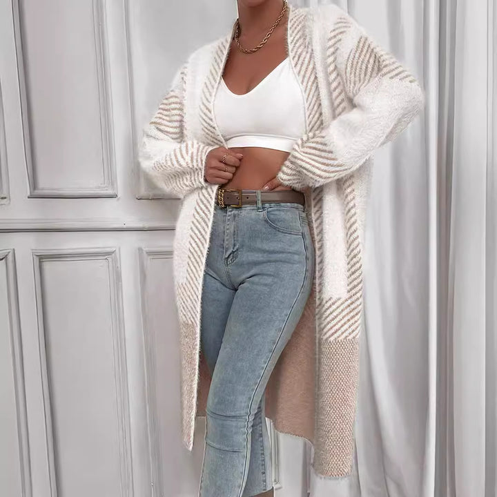Women's cardigan with geometric pattern Lune London