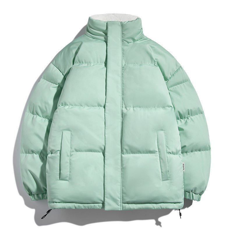 Ladies warming down coat with high collar and side pockets Lune London