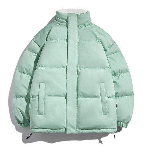 Ladies warming down coat with high collar and side pockets Lune London