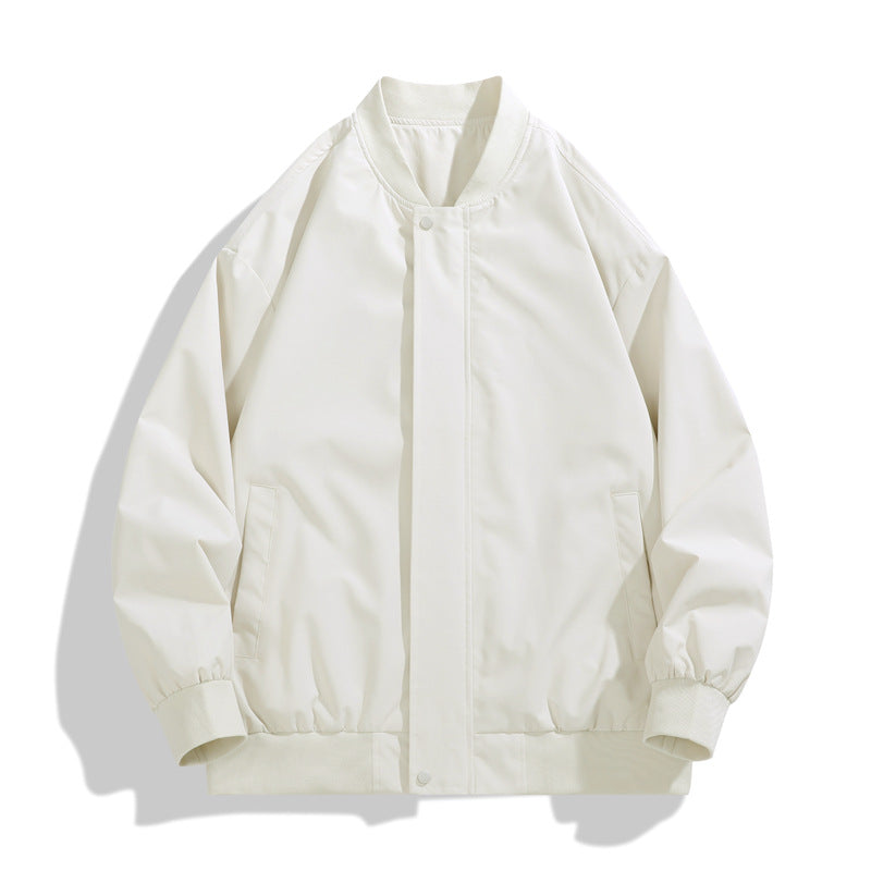Men's sporty transition jacket with high collar and practical side pockets Lune London