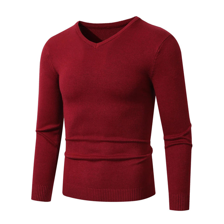Fine knit sweater for men with classic round neckline Lune London