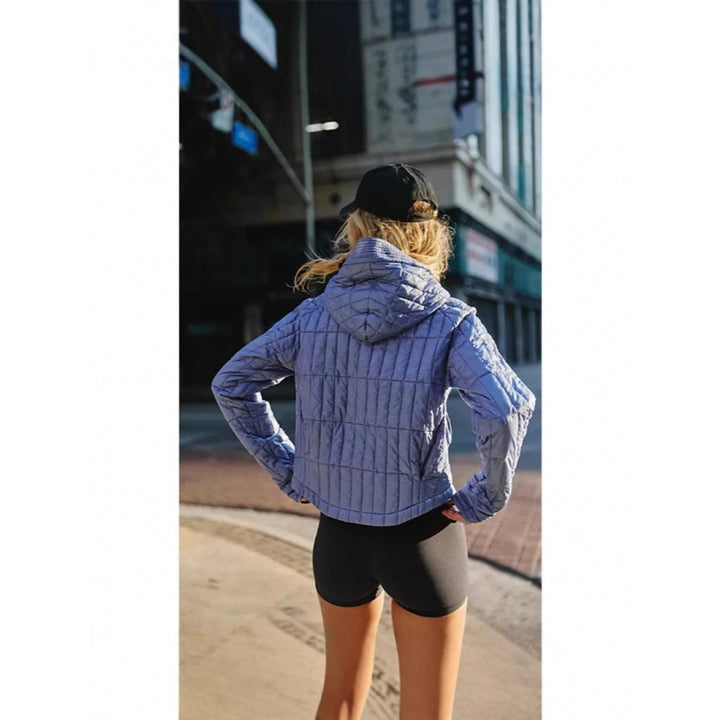 Ladies trendy short quilted jacket Lune London