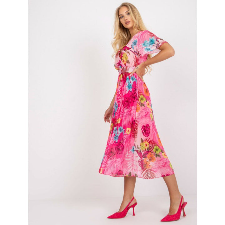 Lune London women’s floral maxi wrap dress
