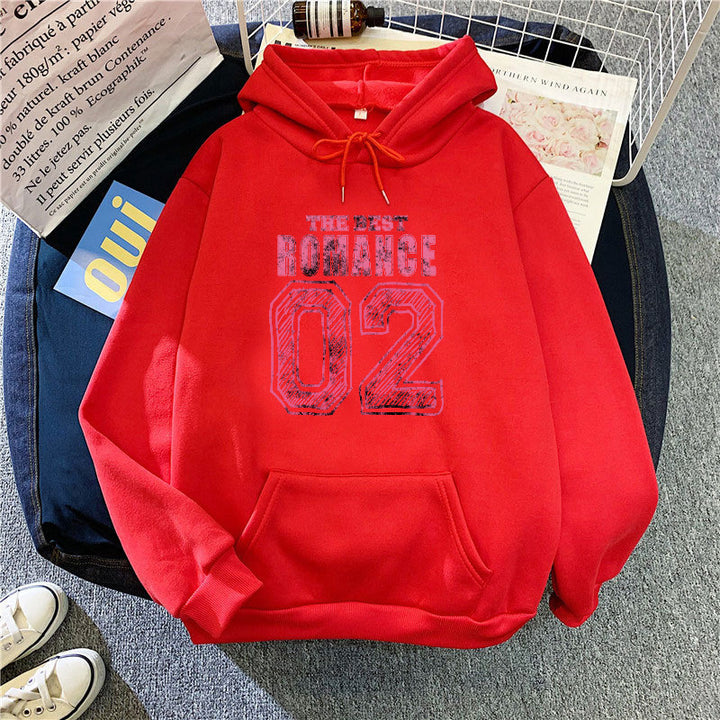 Women's casual hoodie with stylish print Chic & Stil