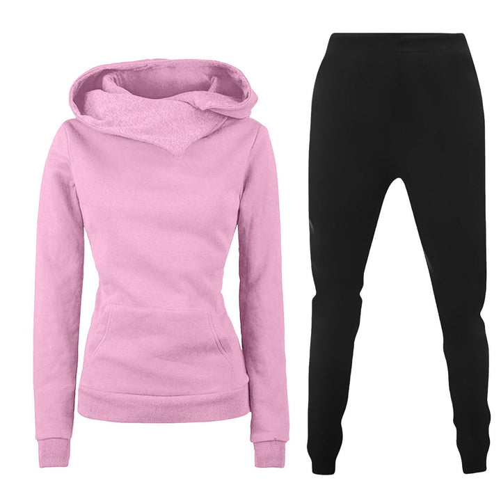 Ladies hoodie and chic style sports jumpsuit