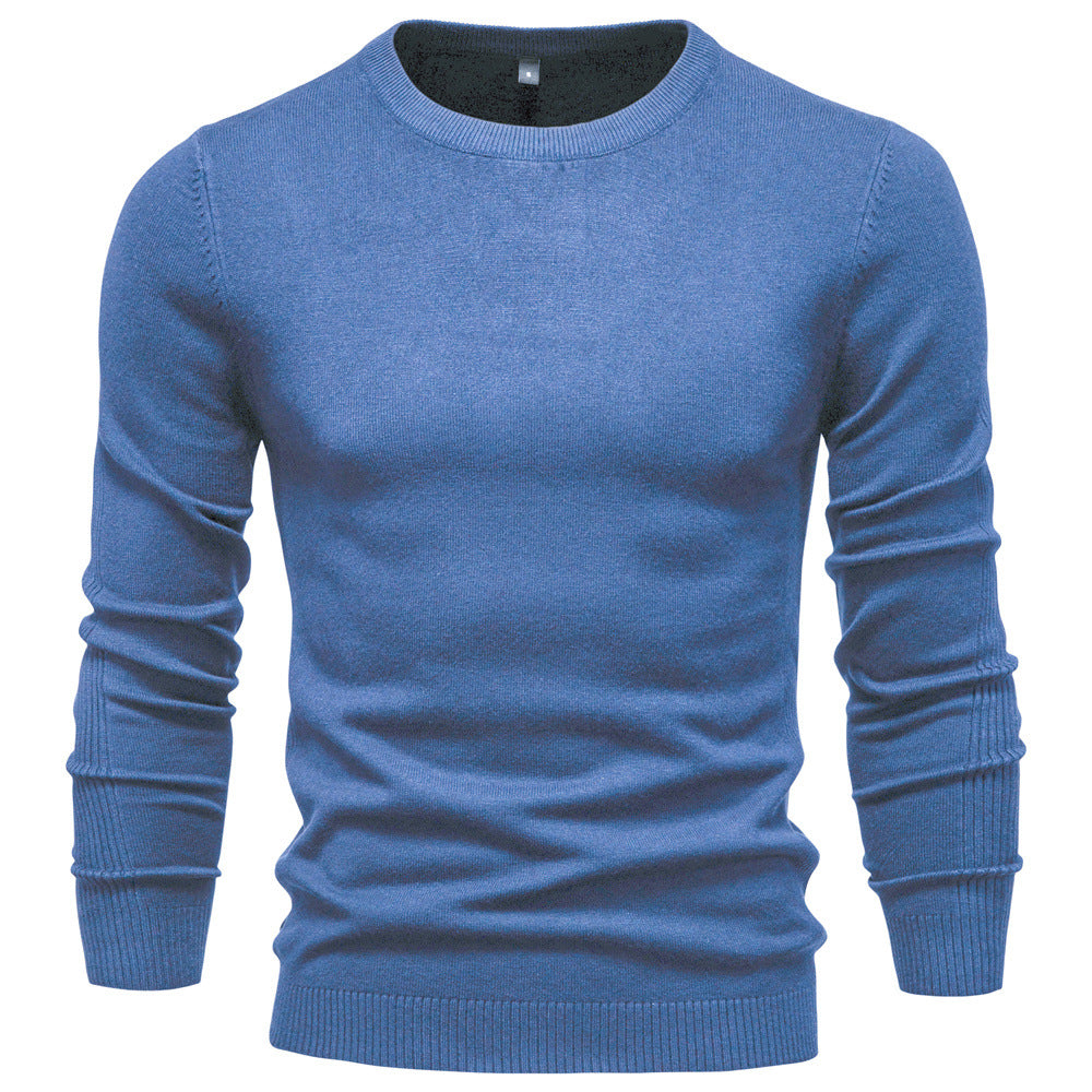 Men's Round Neck Sweater Made Of High-Quality Cotton Lune London