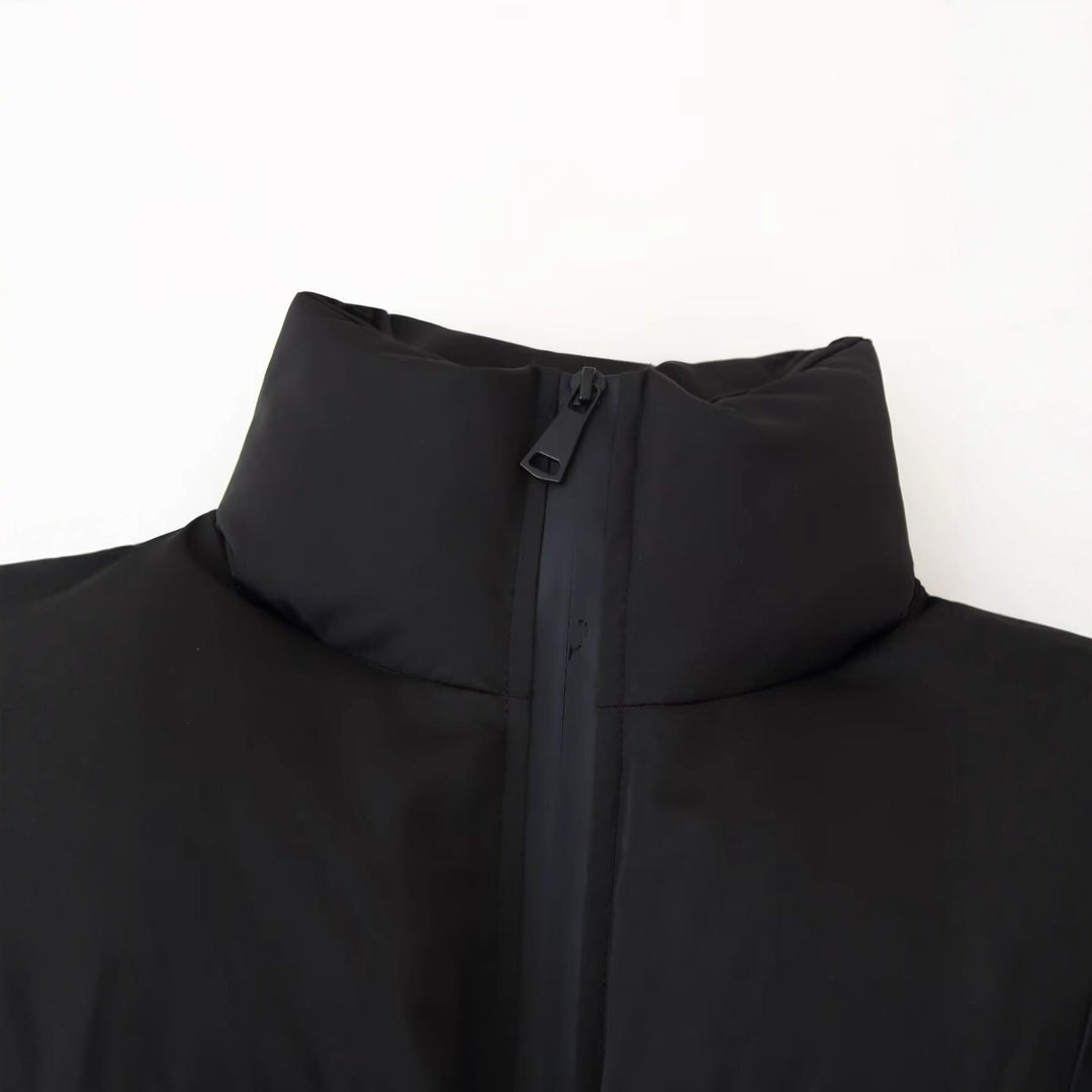 Quilted jacket for women with high collar and elastic finishes Lune London