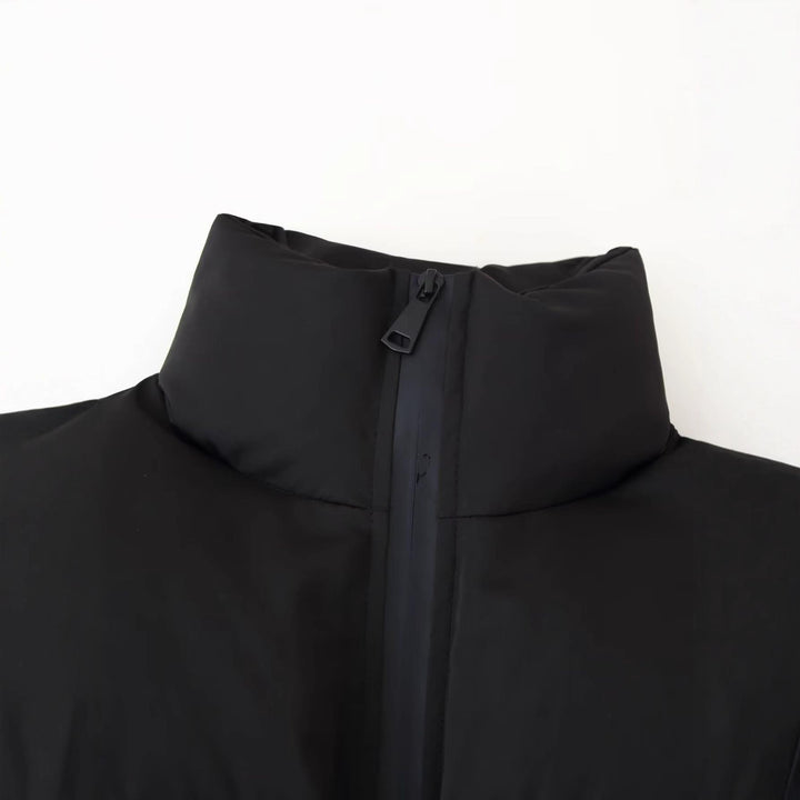 Quilted jacket for women with high collar and elastic finishes Lune London