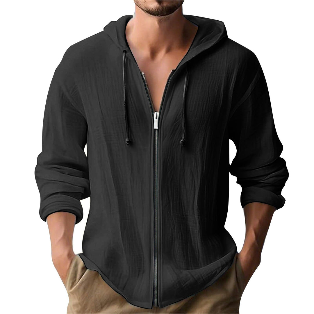 Men's Casual Hoodie Jacket with Zipper Lune London
