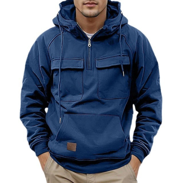 Trendy hooded jacket for men with practical pockets Lune London
