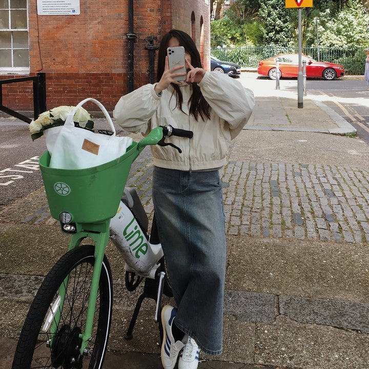 Veste de transition décontractée pour femmes avec capuche et poignets élastiques Chic & Stil