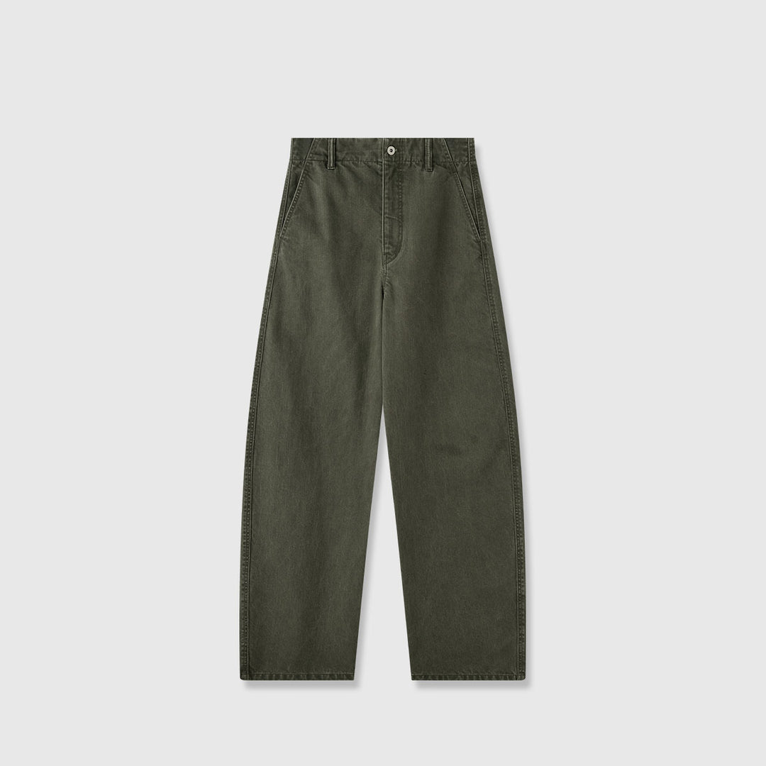 Pantalons en denim larges pour femmes à taille haute et coupe confortable Chic & Stil