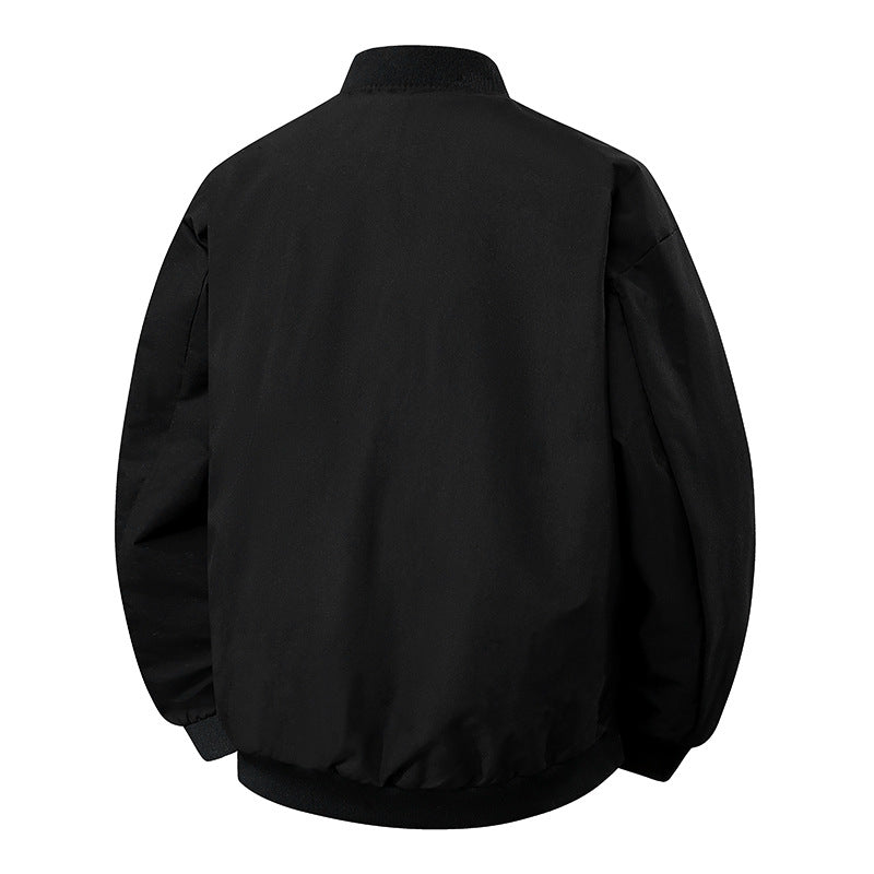 Stylish bomber jacket for men with a relaxed fit and elastic cuffs Lune London