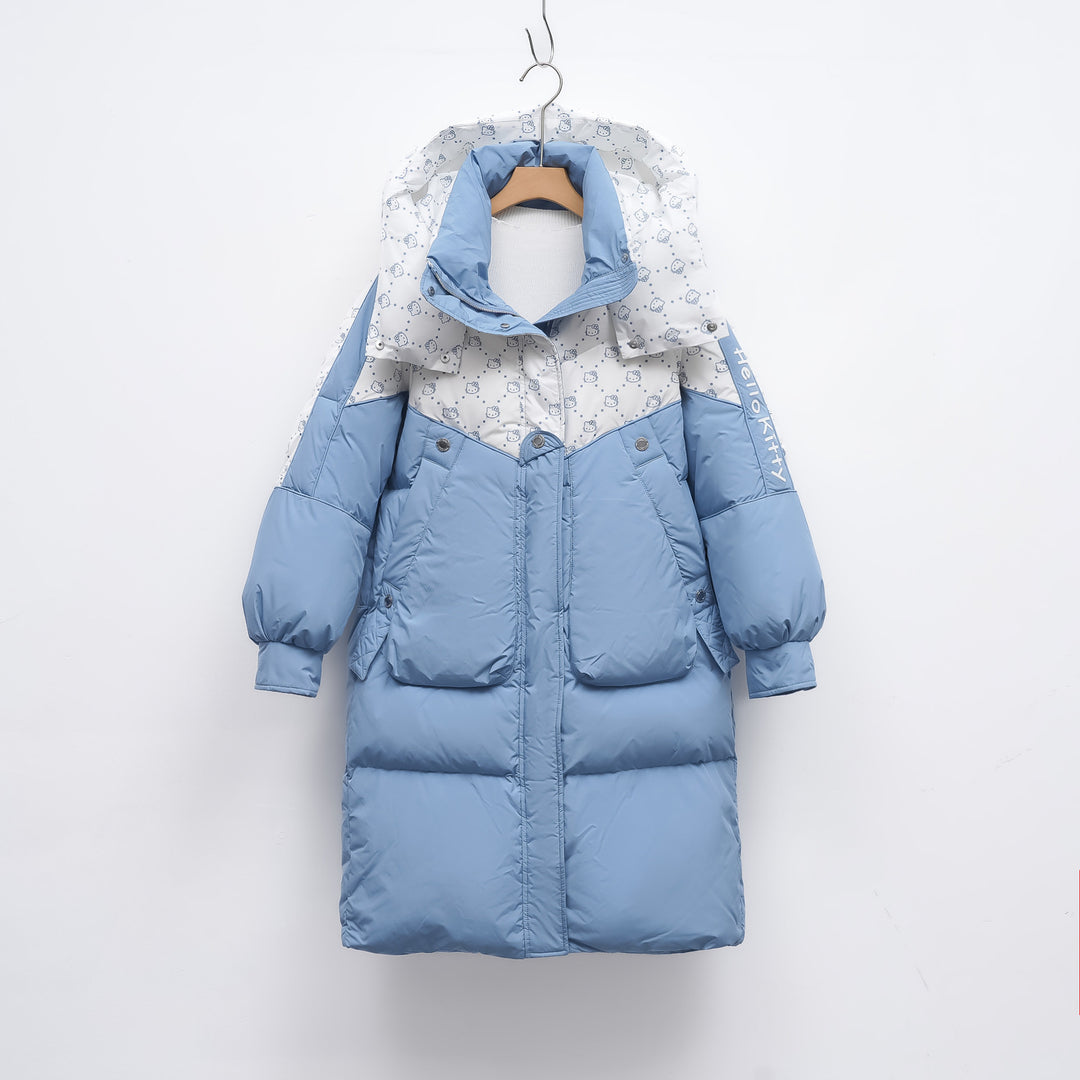 Ladies winter parka with hood Lune London