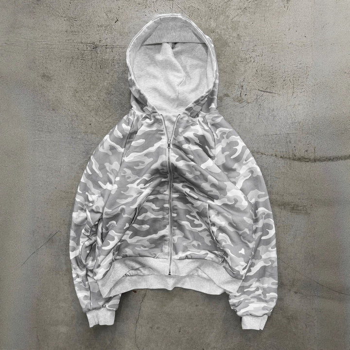 Veste à capuche pour femmes au design camouflage moderne Chic & Stil