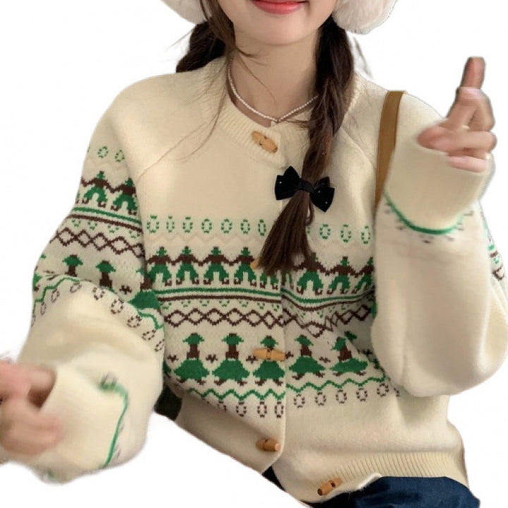 Cardigan de mode pour femmes avec motifs traditionnels Chic & Stil