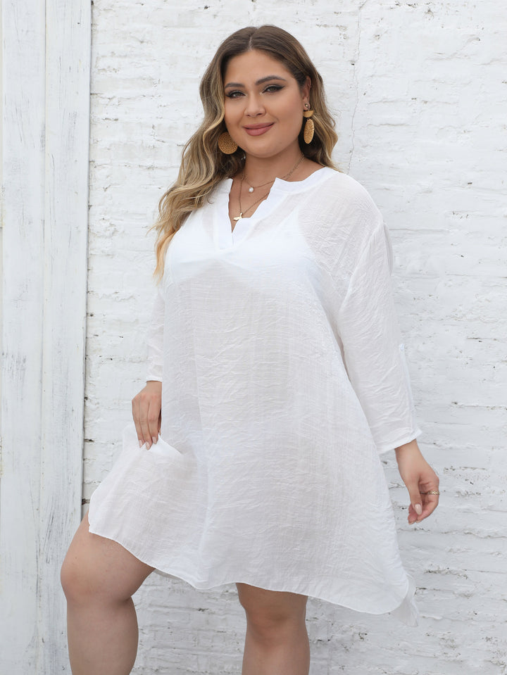 Women Lightweight Chic Beach Tunic Dress