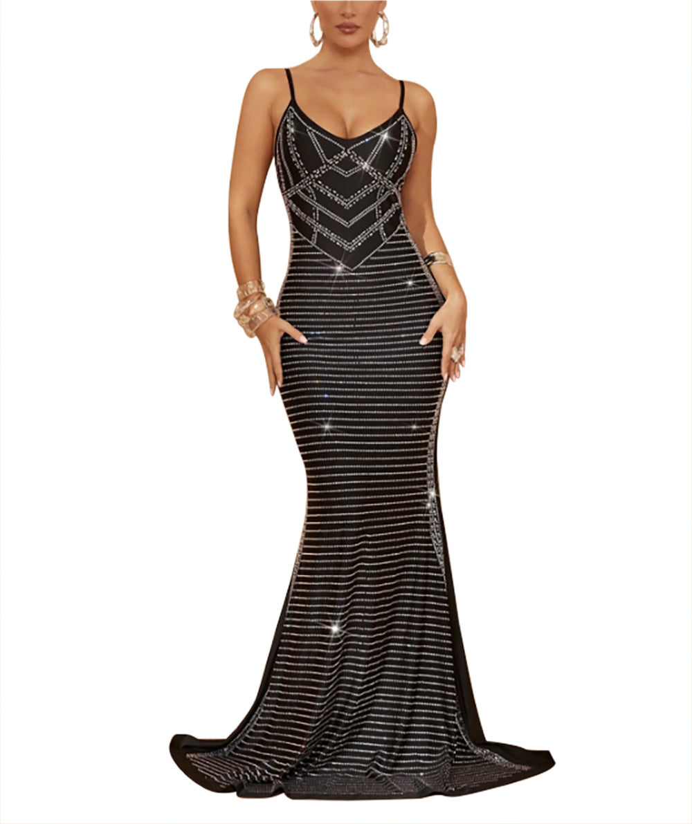 Women Sparkling Sequin Dress Evening Dress Lune London