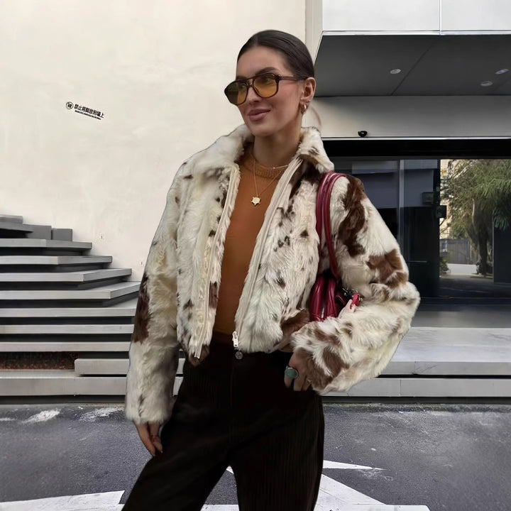 Faux fur jacket for women, elegant and durable Lune London