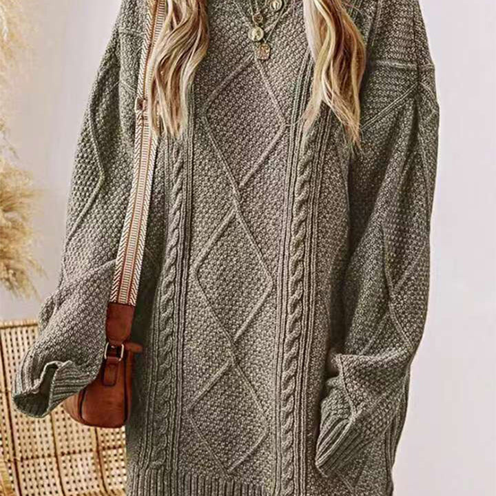 Woman Oversized Knit Sweater Lune London