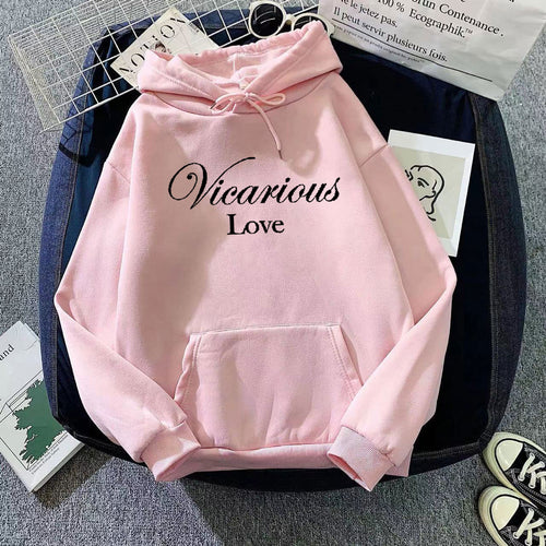 Women's hoodie with artistic lettering Chic & Stil