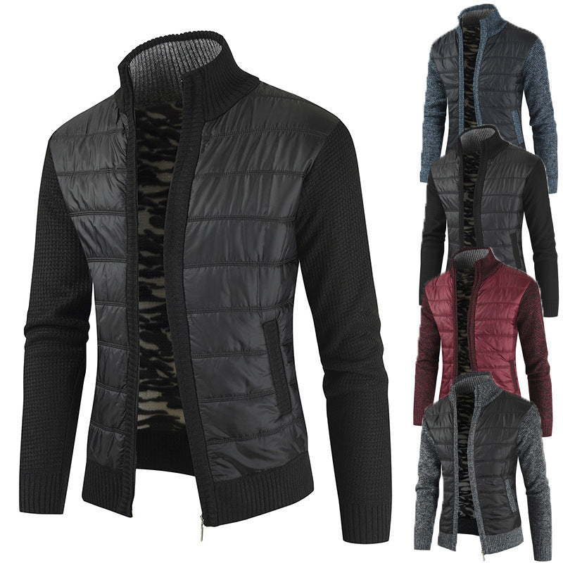 Functional jacket for men with modern high collar and innovative materials Lune London