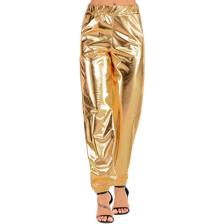 Women's Stylish and Shiny Leisure Pants Chic & Stil