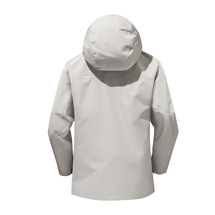 Waterproof outdoor jacket for men with ventilated inserts Chic und Stil