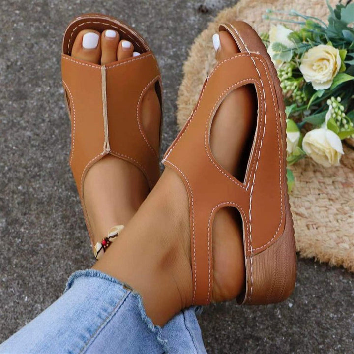 Elegant adjustable clog sandals for women Lune London