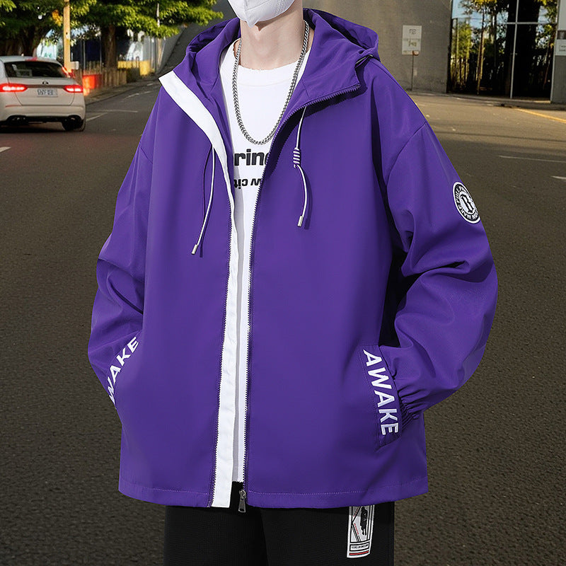 Unisex leisure jacket with waterproof properties and practical pockets Lune London