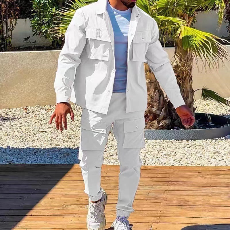 Men's cargo set with practical pockets and modern design Lune London