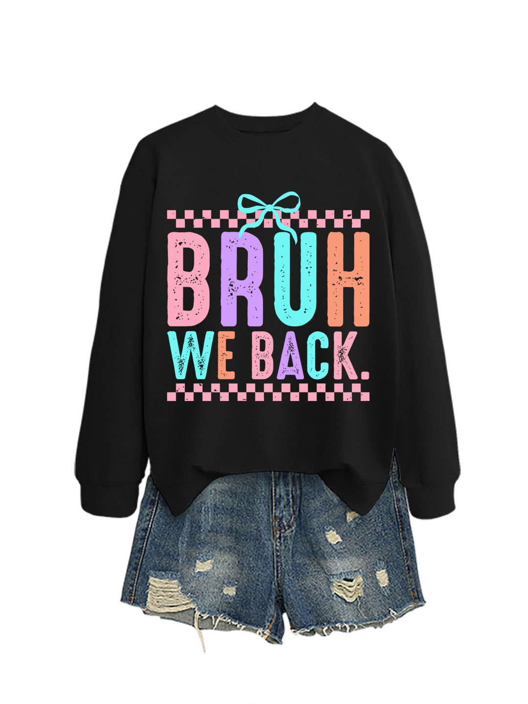 Sweatshirt pour femmes avec impression joyeuse et coupe confortable Chic & Stil