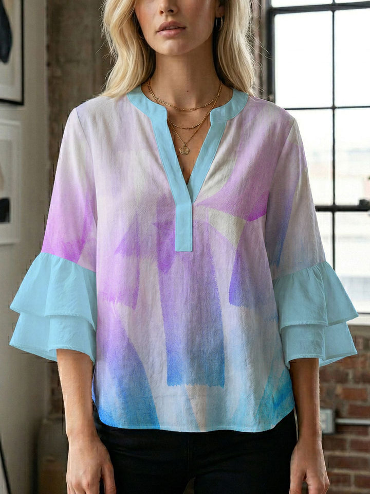 Ladies blouse with beautiful floral design Lune London