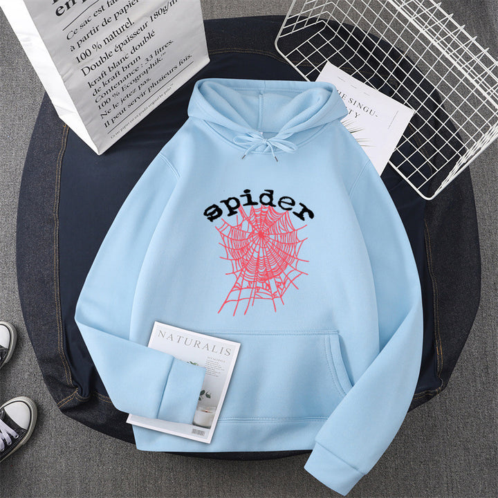Women's hoodie with creative spider motif Lune London
