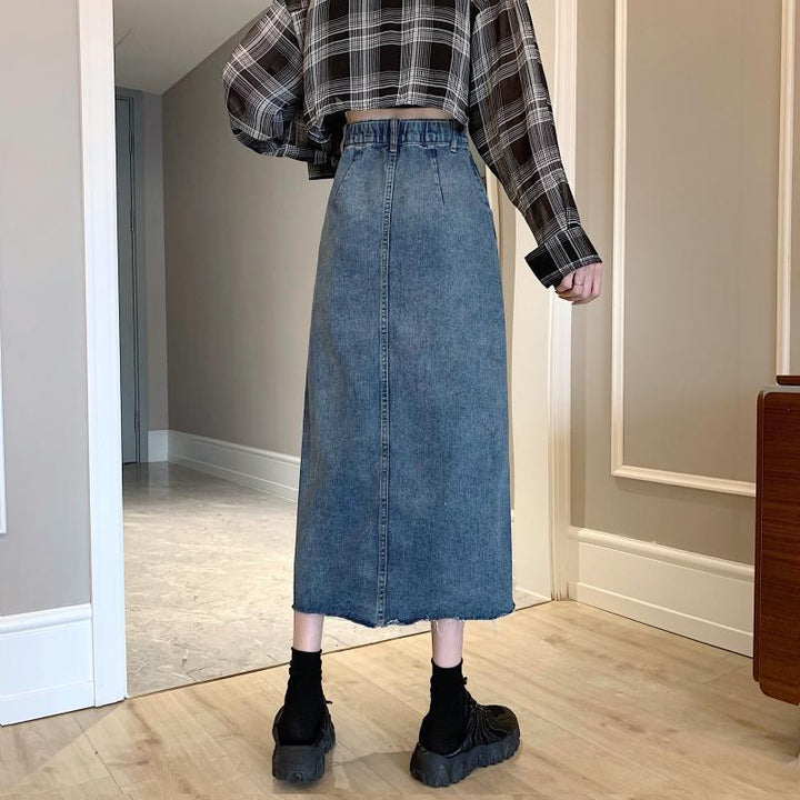 Jupe en denim pour femmes Chic & Stil