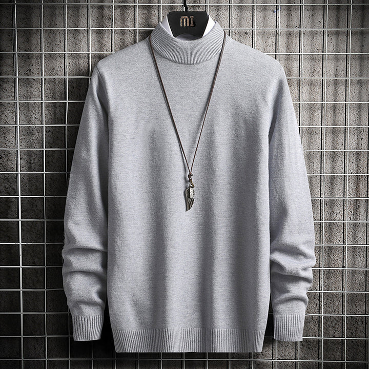 Men's turtleneck sweater in soft knitted quality Lune London