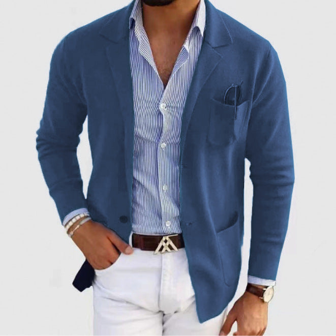 Blazer for men casual and stylish in robust cotton blend Lune London
