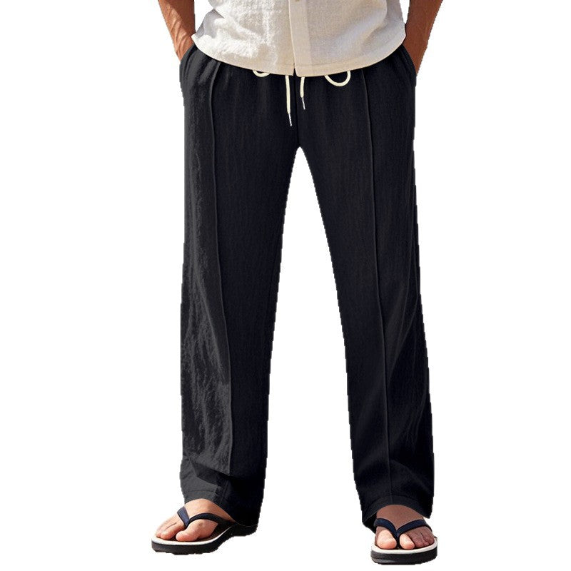 Casual beach pants for men with adjustable drawstring and breathable material Lune London