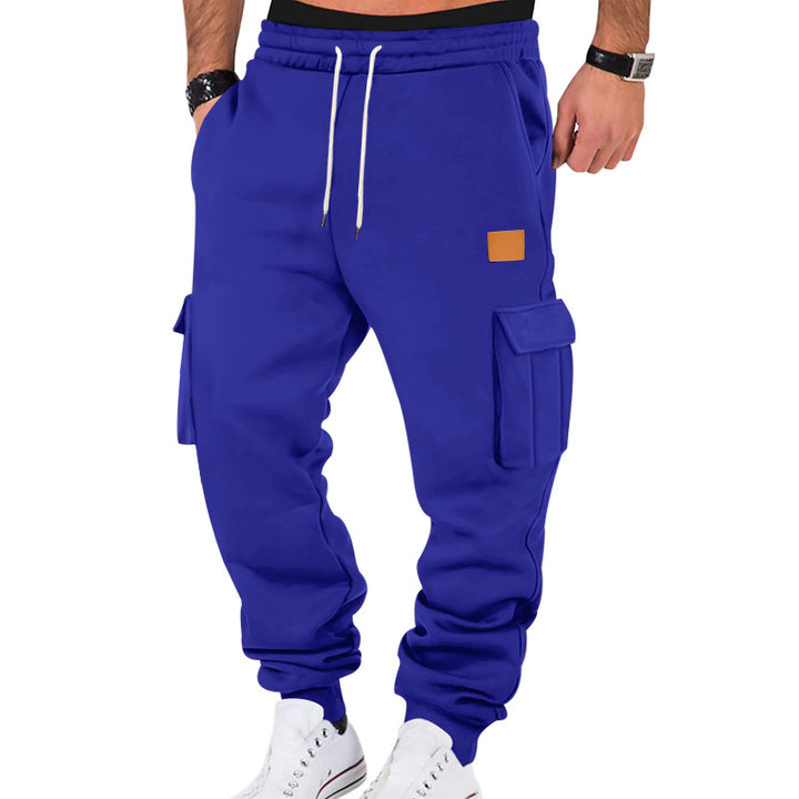 Cargo jogger pants for men with practical pockets and elastic waistband Lune London