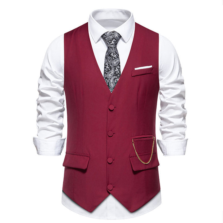 Elegant suit vest for men with practical pockets and trendy design Lune London